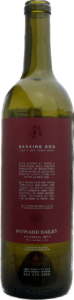 Screen Printed Liquor Bottle - Barking Dog Wine Back