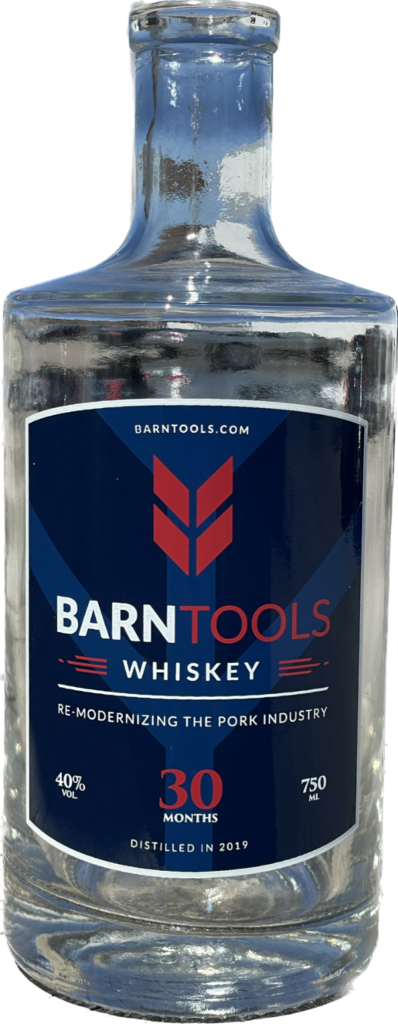 Barntools Whiskey Screen Printed Liquor bottle
