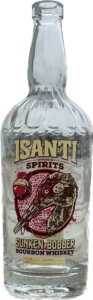 Screen Printed Liquor Bottle - Isanti Whiskey Front