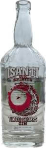 Screen Printed Liquor Bottle - Isanti Gin front