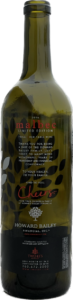 Screen Printed Liquor Bottle - Malbec Wine Back