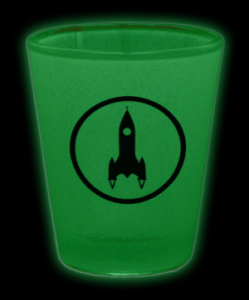 MoonGlow Shot Glass - Glowing in the dark